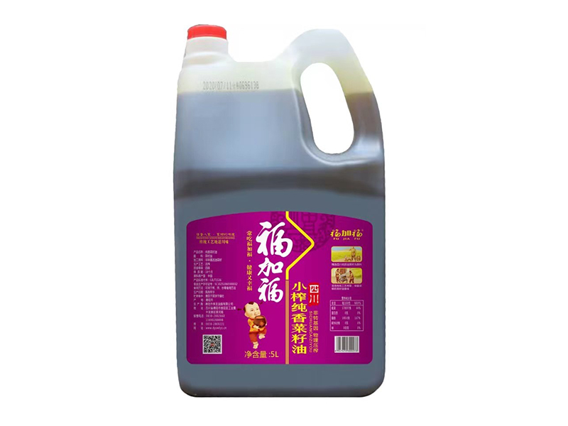  福加福5L（PE）小榨纯香菜籽油